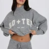 Pulover oversized din tricot moale, gri Pulover oversized din tricot moale, gri