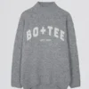 Pulover oversized din tricot moale, gri Pulover oversized din tricot moale, gri