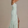 Rochie corset cu ornamente Aurelia în verde salvie Rochie corset cu ornamente Aurelia în verde salvie