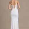 Rochie corset din dantelă cu ornamente Beatrix Premium, albă Rochie corset din dantelă cu ornamente Beatrix Premium, albă