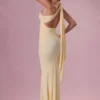 Rochie de domnișoară de onoare Annelise din jersey, în culoarea galben unt Rochie de domnișoară de onoare Annelise din jersey, în culoarea galben unt