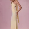 Rochie de domnișoară de onoare Annelise din jersey, în culoarea galben unt Rochie de domnișoară de onoare Annelise din jersey, în culoarea galben unt