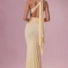 Rochie de domnișoară de onoare Annelise din jersey, în culoarea galben unt Rochie de domnișoară de onoare Annelise din jersey, în culoarea galben unt