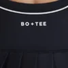 Rochie de tenis plisată Soft Active cu spate încrucișat, negru