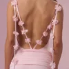 Rochie drapată din jersey Alora, în roz pal Rochie drapată din jersey Alora, în roz pal