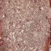 Rochie fără bretele cu decolteu bandeau și ornamente Solenna, în culoarea roz auriu Rochie fără bretele cu decolteu bandeau și ornamente Solenna, în culoarea roz auriu