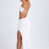 Rochie maxi bandeau cu decupaje Kaikoa, albă Rochie maxi bandeau cu decupaje Kaikoa, albă