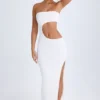 Rochie maxi bandeau cu decupaje Kaikoa, albă Rochie maxi bandeau cu decupaje Kaikoa, albă