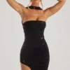 Rochie maxi bandeau cu ornamente Belgravia, negru