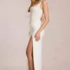 Rochie maxi cu corset din dantelă Zalia, de culoare ivoriu Rochie maxi cu corset din dantelă Zalia, de culoare ivoriu