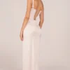 Rochie maxi cu corset și decupaj până la coapsă, model Marleigh, culoare ivoriu Rochie maxi cu corset și decupaj până la coapsă, model Marleigh, culoare ivoriu
