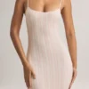 Rochie Maxi cu decolteu rotund și bretele Salma din modal, cu imprimeu în dungi Rochie Maxi cu decolteu rotund și bretele Salma din modal, cu imprimeu în dungi