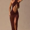 Eșarfă Talia în culoarea Espresso Brown Eșarfă Talia în culoarea Espresso Brown