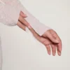 Rochie Maxi cu guler înalt și ornamente Champel, culoare ivoriu Rochie Maxi cu guler înalt și ornamente Champel, culoare ivoriu