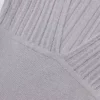 Rochie maxi Solara cu gât halter și spate decupat, argintie