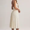 Rochie midi A-line Aireen din modal cu imprimeu floral Rochie midi A-line Aireen din modal cu imprimeu floral