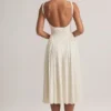 Rochie midi A-line Aireen din modal cu imprimeu floral Rochie midi A-line Aireen din modal cu imprimeu floral