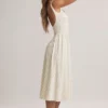Rochie midi A-line Aireen din modal cu imprimeu floral Rochie midi A-line Aireen din modal cu imprimeu floral