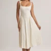 Rochie midi A-line Aireen din modal cu imprimeu floral Rochie midi A-line Aireen din modal cu imprimeu floral