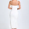 Rochie midi cu dantelă Petula, albă Rochie midi cu dantelă Petula, albă