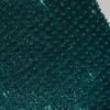 Rochie midi Eisley cu decolteu în formă de inimă și ornamente, în verde turcoaz