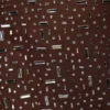 Rochie mini A-line cu mâneci lungi și decorațiuni transparente Zeta, în culoarea Deep Cocoa