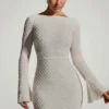 Rochie mini A-line cu spate decupat și ornamente Grazina, albă Rochie mini A-line cu spate decupat și ornamente Grazina, albă