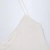 Rochie mini A-line cu volane Alika Pointelle, albă Rochie mini A-line cu volane Alika Pointelle, albă