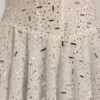 Rochie mini albă cu volane și ornamente Orren Rochie mini albă cu volane și ornamente Orren