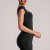 Rochie mini Alva cu decolteu în formă de inimă, negru Rochie mini Alva cu decolteu în formă de inimă, negru