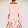Rochie mini asimetrică cu aplicații decorative Lumiki, roz Rochie mini asimetrică cu aplicații decorative Lumiki, roz
