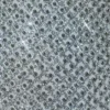 Rochie mini Callie cu tiv bufant și ornamente, argintie
