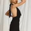 Rochie mini Cira cu gât în V, negru Rochie mini Cira cu gât în V, negru