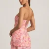 Rochie mini corset fără bretele cu ornamente Eliselle, roz Rochie mini corset fără bretele cu ornamente Eliselle, roz
