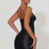 Rochie mini cu corset drapat Lovella, negru Rochie mini cu corset drapat Lovella, negru