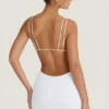 Rochie mini cu decupaje și spate decupat Eartha, albă Rochie mini cu decupaje și spate decupat Eartha, albă