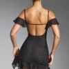 Rochie mini cu umeri decupați și ornamente Beaufort, negru Rochie mini cu umeri decupați și ornamente Beaufort, negru