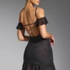 Rochie mini cu umeri decupați și ornamente Beaufort, negru Rochie mini cu umeri decupați și ornamente Beaufort, negru