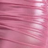 Rochie mini din jersey metalic cu mâneci lungi Layla, în roz Rochie mini din jersey metalic cu mâneci lungi Layla, în roz