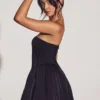 Rochie mini din tul Emeline Corset în negru intens Rochie mini din tul Emeline Corset în negru intens