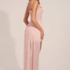 Rochie mini drapată cu corset Reeva în roz pudrat Rochie mini drapată cu corset Reeva în roz pudrat