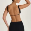 Rochie mini Gaia cu decupaje, croi în A, negru