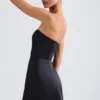 Rochie mini Haisley Bandeau Structured Tulip în negru Rochie mini Haisley Bandeau Structured Tulip în negru