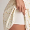 Rochie mini Jaida Modal cu umeri decupați și croi în A, cu imprimeu floral Rochie mini Jaida Modal cu umeri decupați și croi în A, cu imprimeu floral