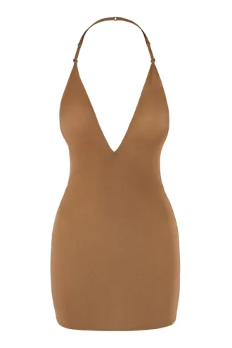 Rochie mini multifuncțională din plasă moale Intimates, culoare Almond Rochie mini multifuncțională din plasă moale Intimates, culoare Almond