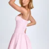 Rochie mini plisată Dorothea în nuanța Blush Rochie mini plisată Dorothea în nuanța Blush