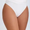Rochie mini Shirin cu spate decupat, în alb