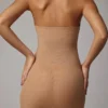 Rochie mini slip bandeau din plasă transparentă moale Intimates, culoare Almond Rochie mini slip bandeau din plasă transparentă moale Intimates, culoare Almond