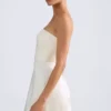 Rochie mini tulipă structurată Haisley Bandeau, culoare ivoriu Rochie mini tulipă structurată Haisley Bandeau, culoare ivoriu