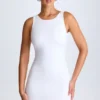 Rochie mini Valetta cu spate decupat, în alb Rochie mini Valetta cu spate decupat, în alb